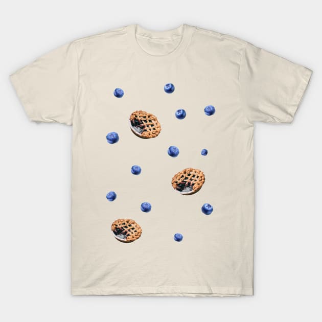 Blueberry pie pattern T-Shirt by AshStore